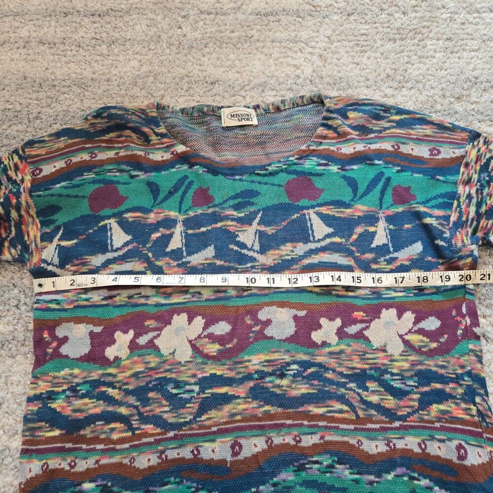 MISSONI - Multi Colour Women's Sweater Lovely Detail - Medium - Picture 6 of 9